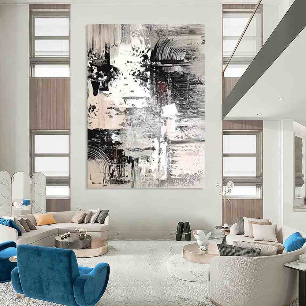 Urban_City_Black_Gray_White_Artwork_JN2MU wall art